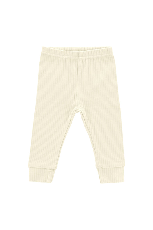 ORGANIC COTTON RUSS LEGGINGS - PEBBLE CLAY