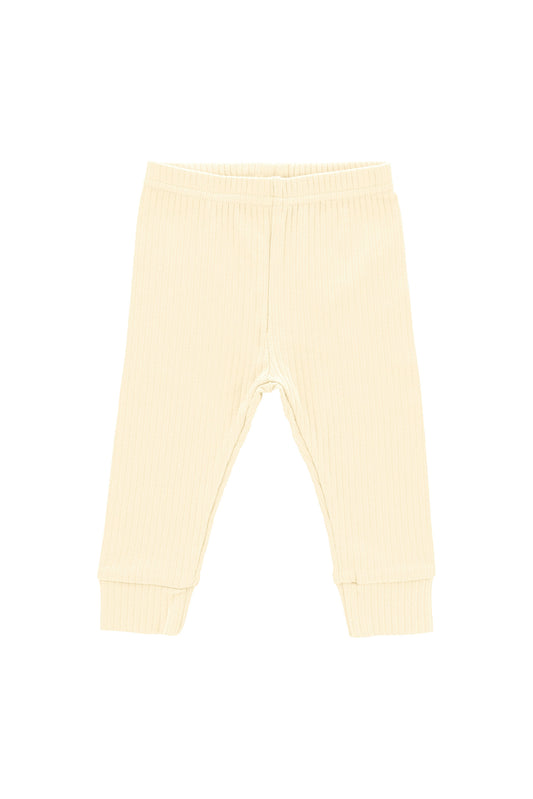 ORGANIC COTTON RUSS LEGGINGS - PEBBLE CLAY