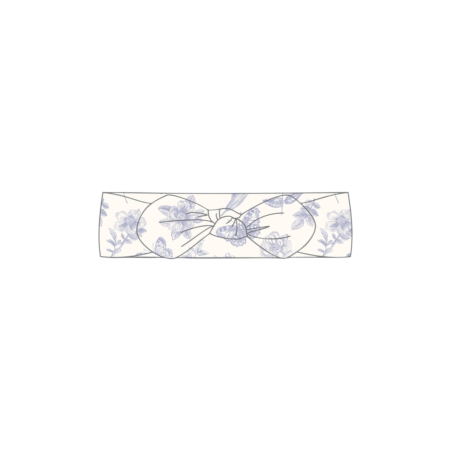 ORGANIC COTTON MILLIE HEADBAND - ANTIQUE BLOOM