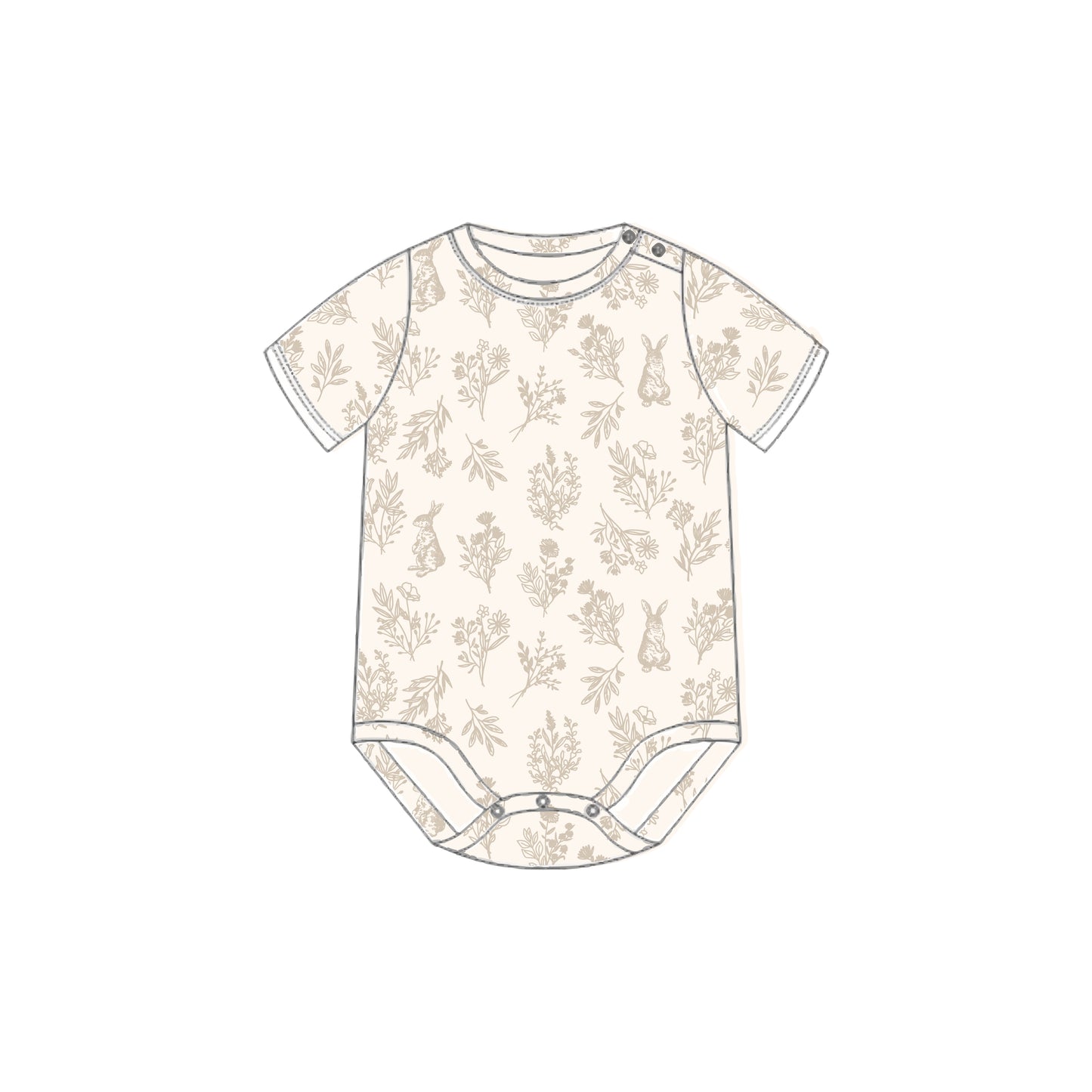 ORGANIC COTTON BROOKLYN ROMPER - WHISPERING THICKET