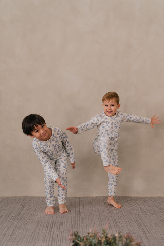 ORGANIC COTTON ASHTON PYJAMAS - ANTIQUE BLOOM