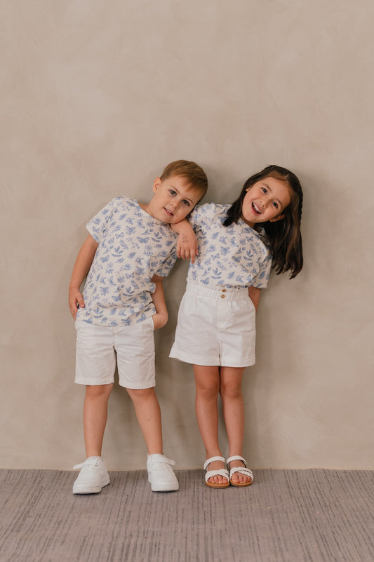 ORGANIC COTTON JOEY TEE - ANTIQUE BLOOM