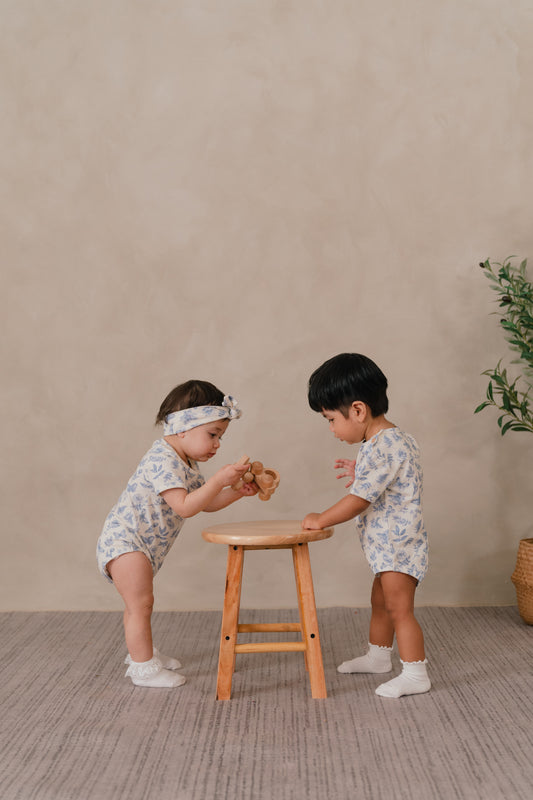 ORGANIC COTTON BROOKLYN ROMPER - ANTIQUE BLOOM