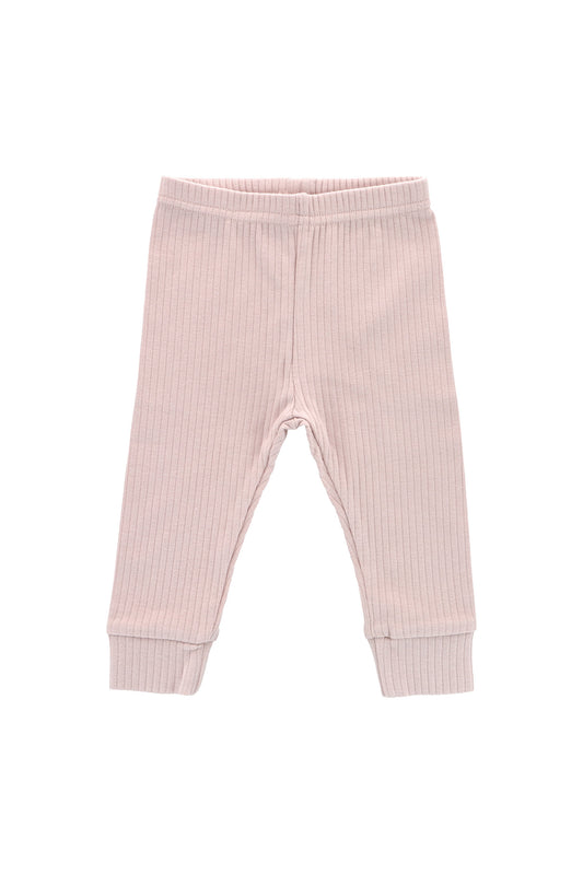 ORGANIC COTTON RUSS LEGGINGS - CAMELLIA BLUSH