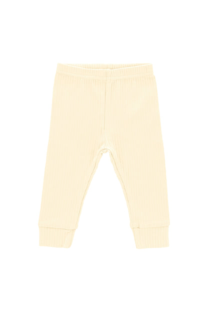ORGANIC COTTON RUSS LEGGINGS - PEBBLE CLAY