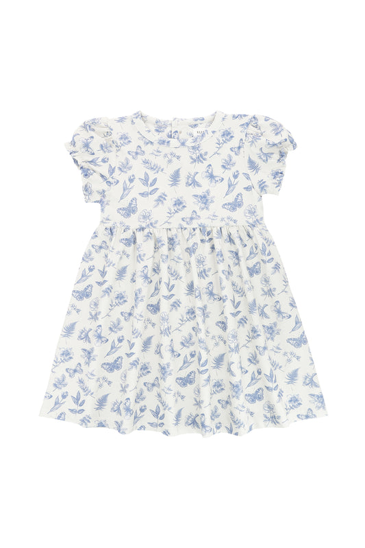 ORGANIC COTTON THEODORA DRESS - ANTIQUE BLOOM