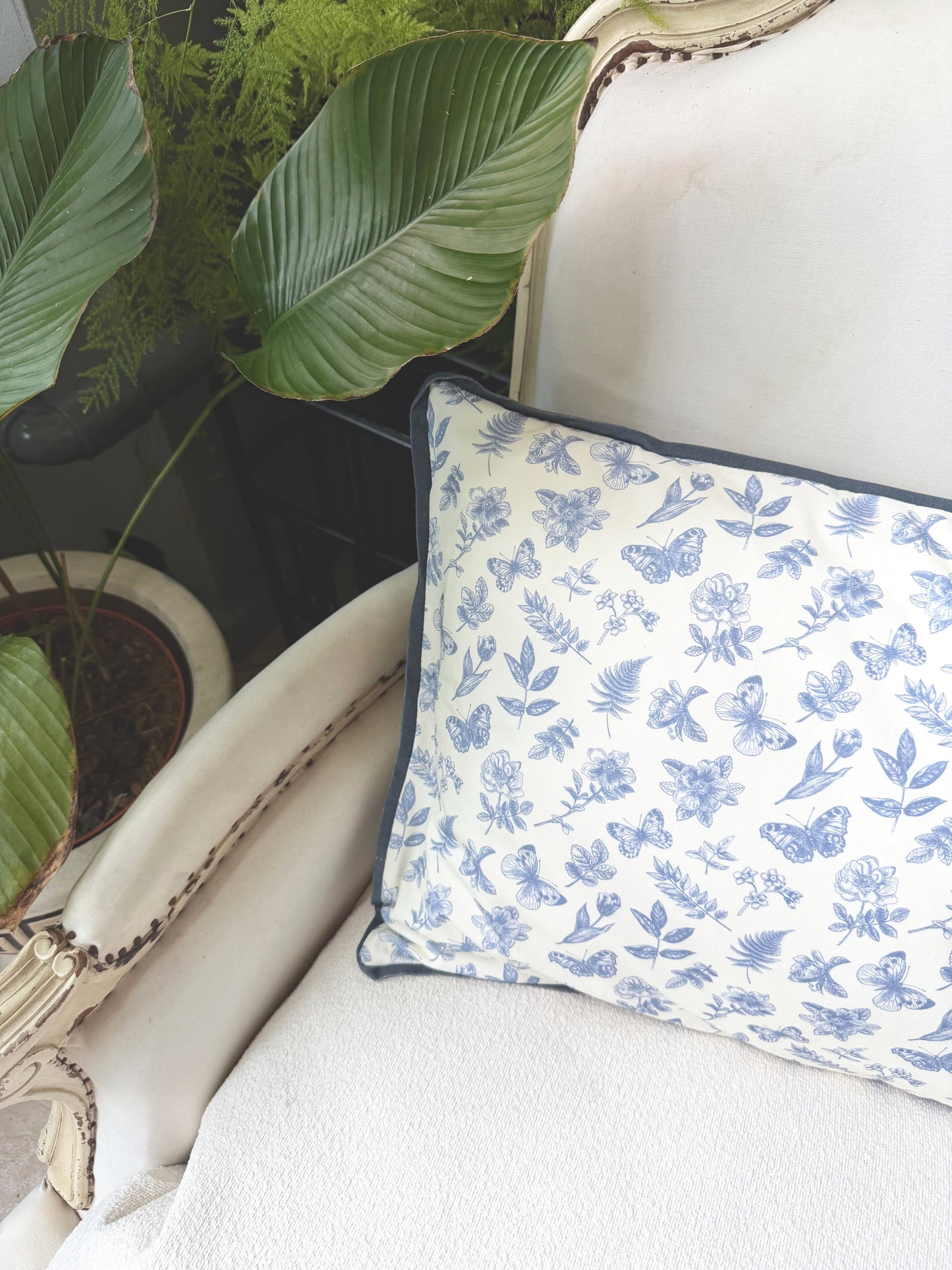 ORGANIC COTTON JUNIOR HEAD PILLOW - ANTIQUE BLOOM