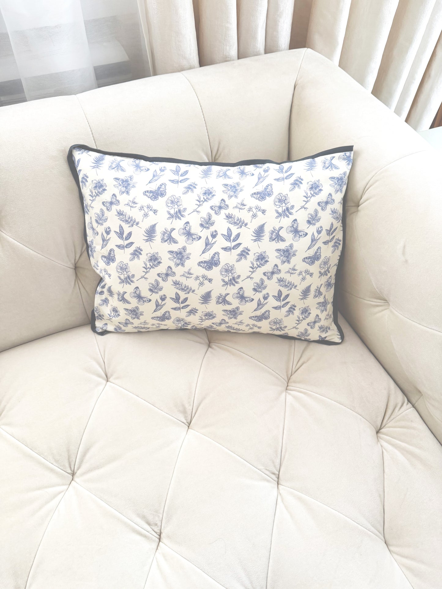 ORGANIC COTTON JUNIOR HEAD PILLOW - ANTIQUE BLOOM