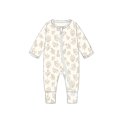 ORGANIC COTTON ZYLA ZIPSUIT - WHISPERING THICKET