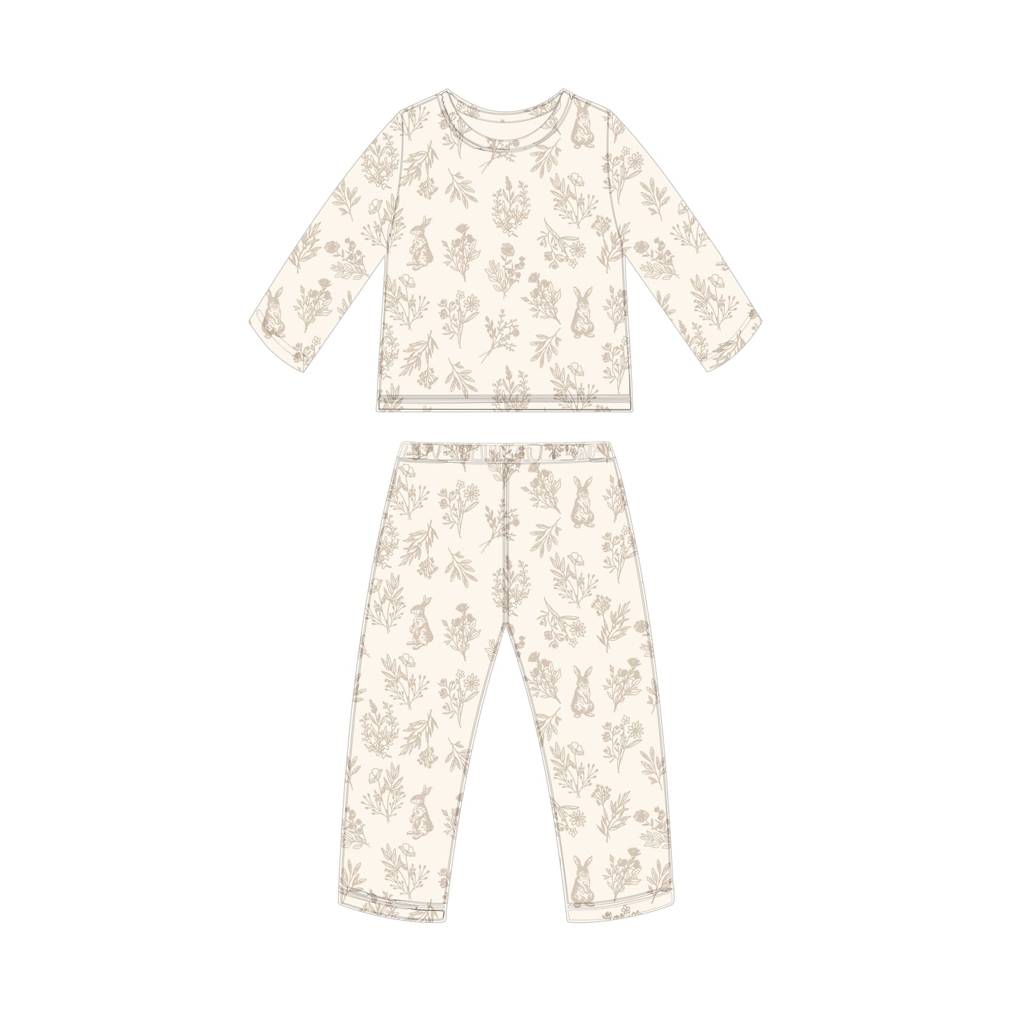 ORGANIC COTTON ASHTON PYJAMAS - WHISPERING THICKET