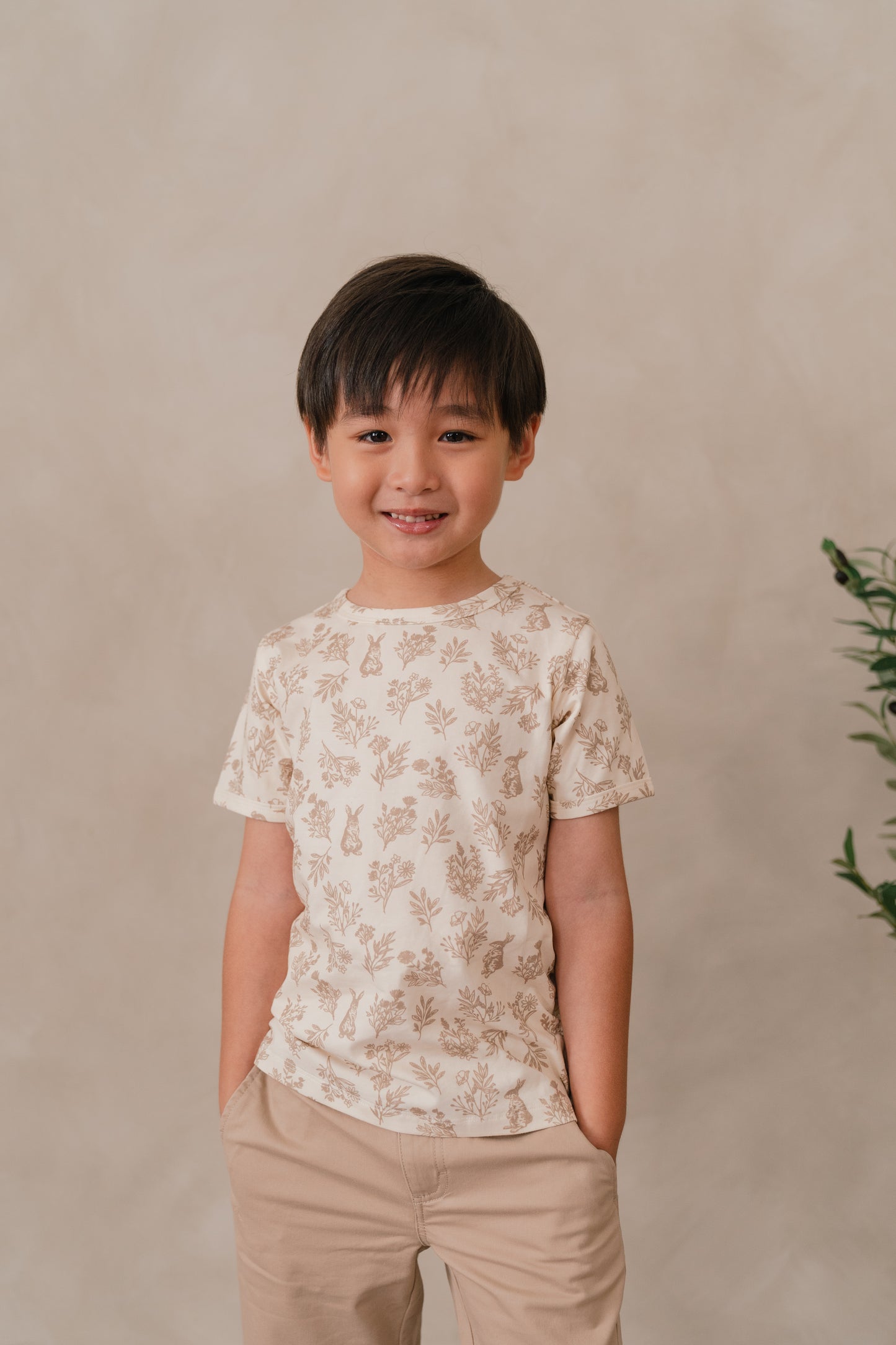 ORGANIC COTTON JOEY TEE - WHISPERING THICKET