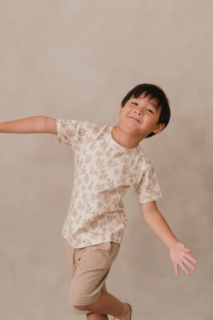 ORGANIC COTTON JOEY TEE - WHISPERING THICKET