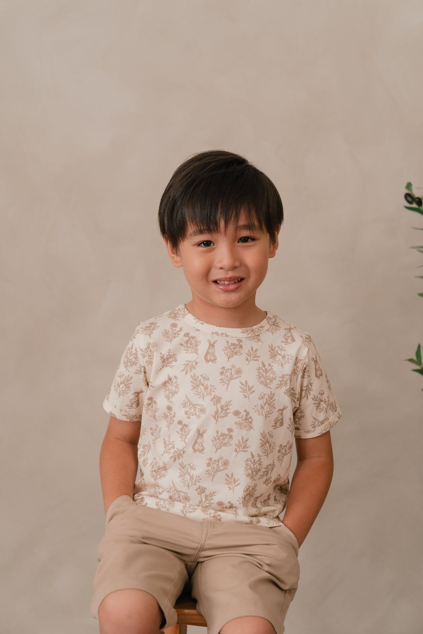 ORGANIC COTTON JOEY TEE - WHISPERING THICKET