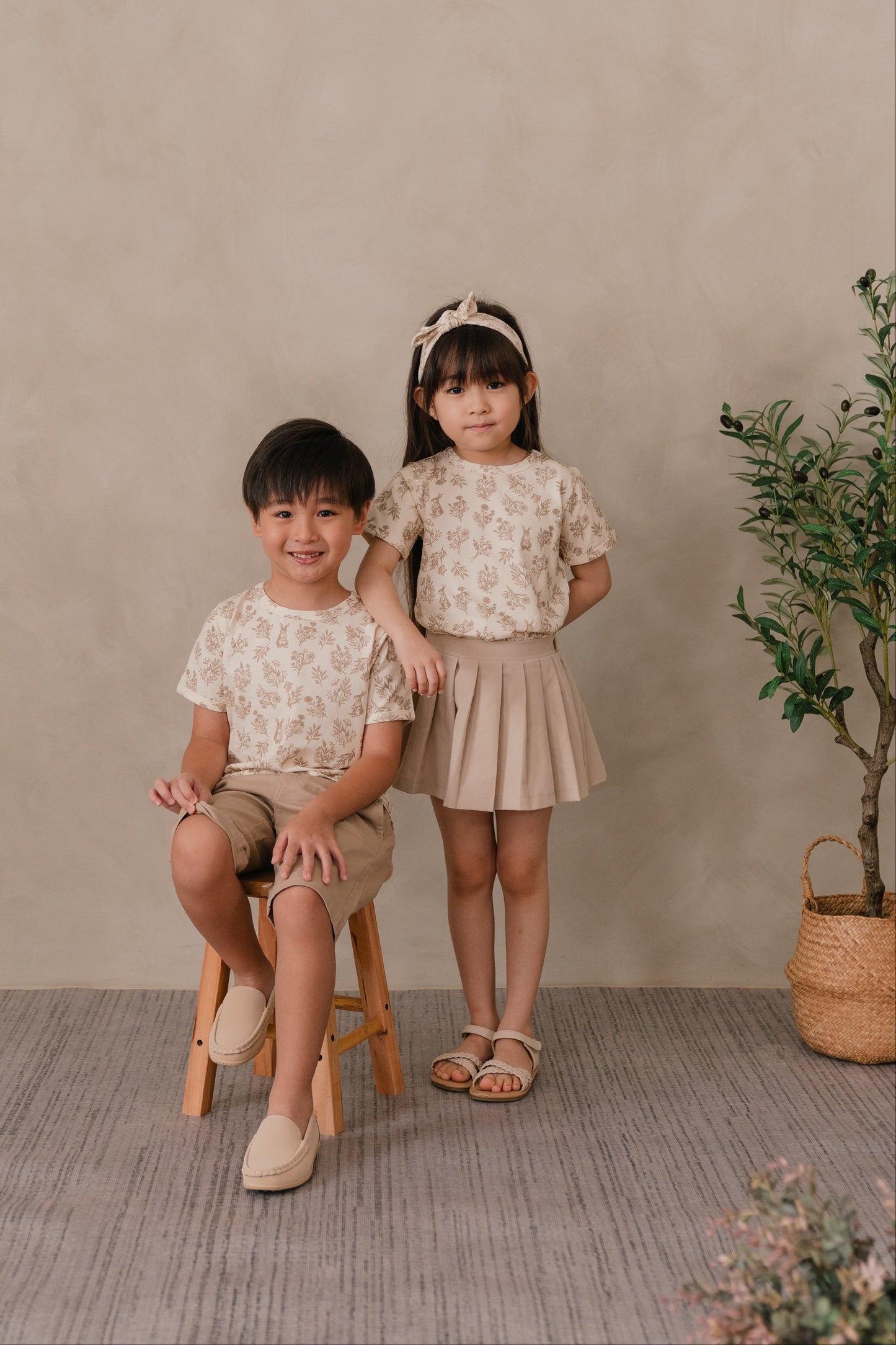 ORGANIC COTTON JOEY TEE - WHISPERING THICKET