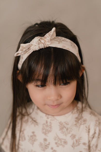 ORGANIC COTTON MILLIE HEADBAND - WHISPERING THICKET
