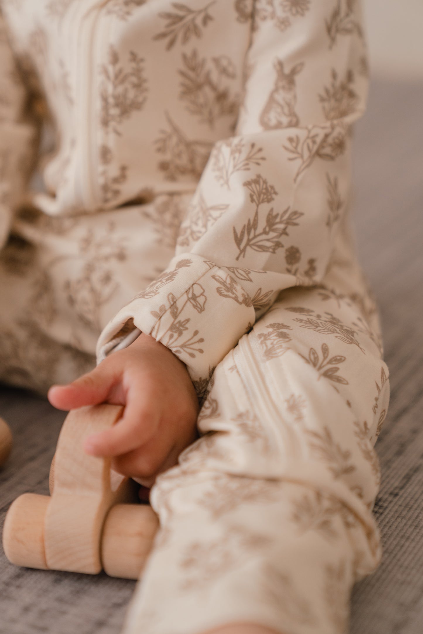 ORGANIC COTTON ZYLA ZIPSUIT - WHISPERING THICKET