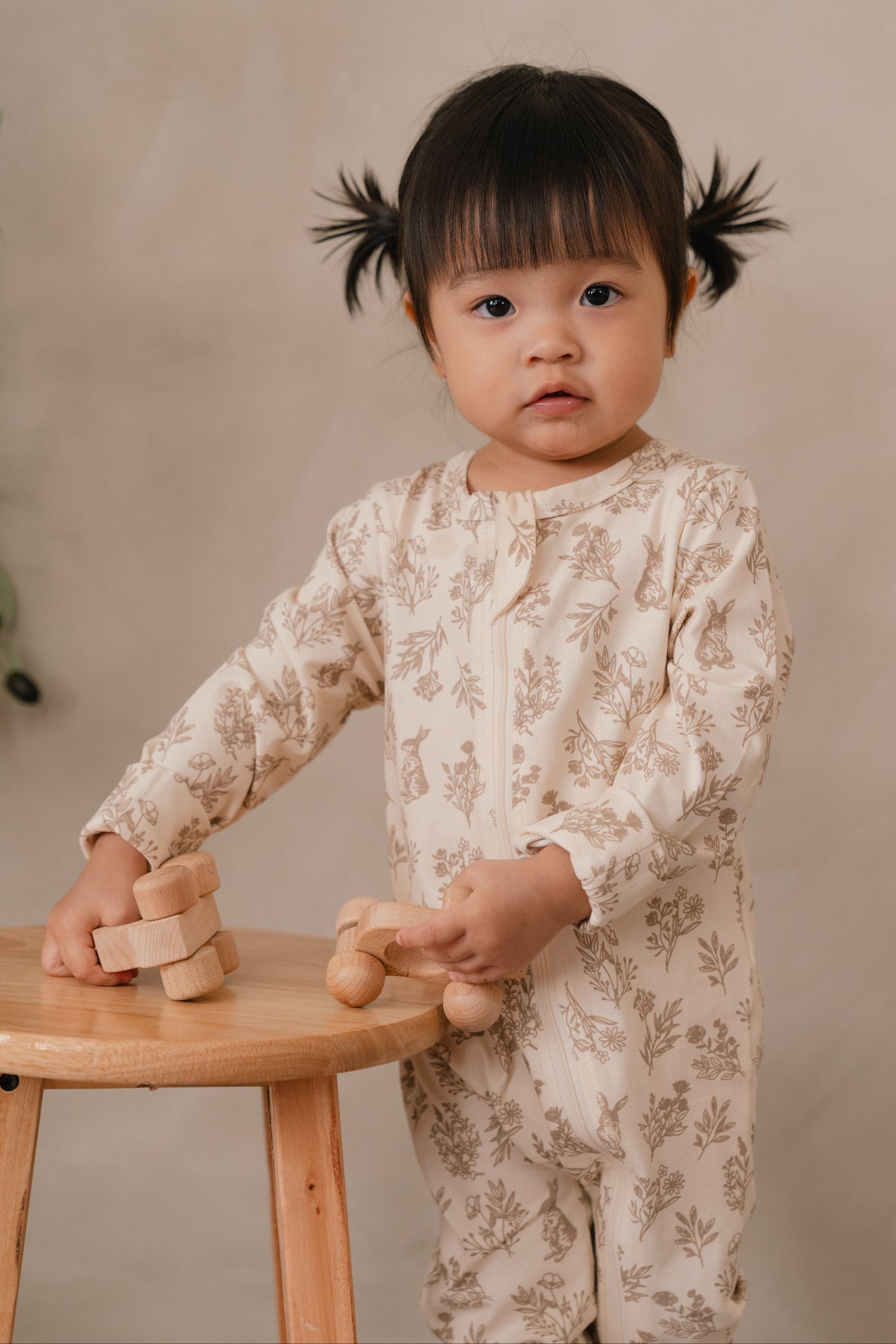 ORGANIC COTTON ZYLA ZIPSUIT - WHISPERING THICKET