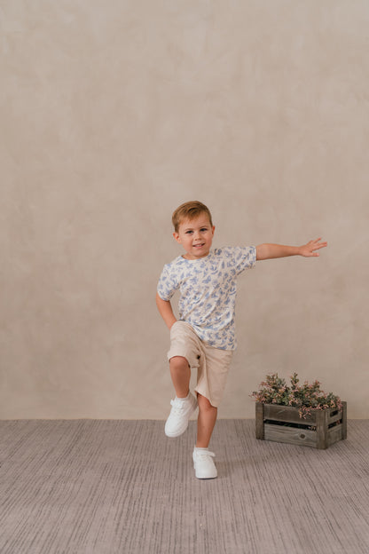 ORGANIC COTTON JOEY TEE - ANTIQUE BLOOM