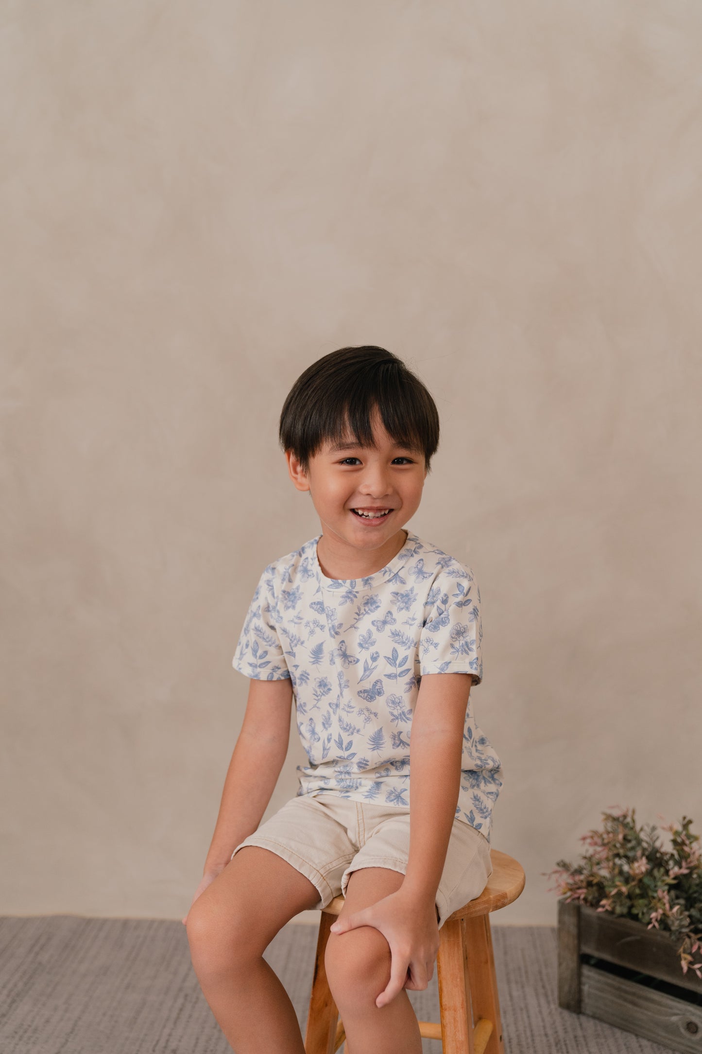 ORGANIC COTTON JOEY TEE - ANTIQUE BLOOM