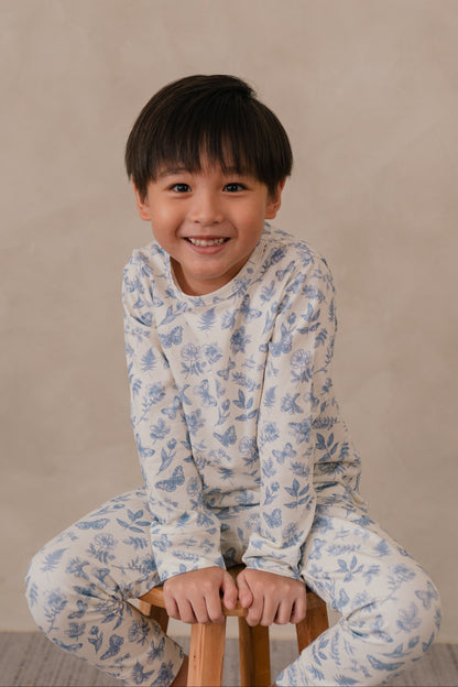 ORGANIC COTTON ASHTON PYJAMAS - ANTIQUE BLOOM