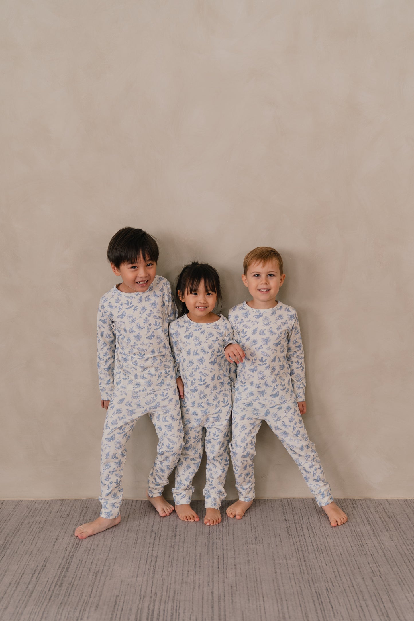 ORGANIC COTTON ASHTON PYJAMAS - ANTIQUE BLOOM