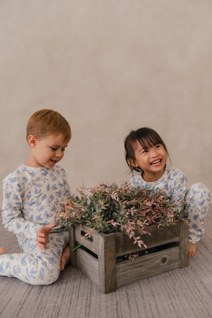 ORGANIC COTTON ASHTON PYJAMAS - ANTIQUE BLOOM