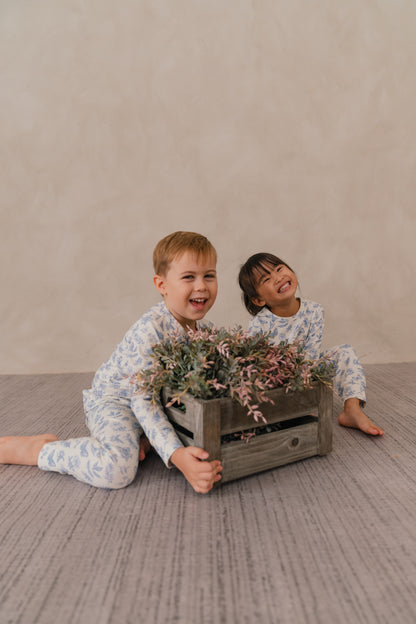 ORGANIC COTTON ASHTON PYJAMAS - ANTIQUE BLOOM