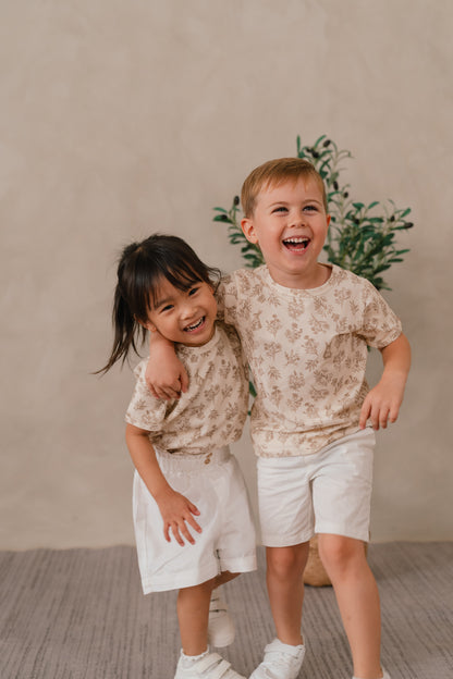 ORGANIC COTTON JOEY TEE - WHISPERING THICKET