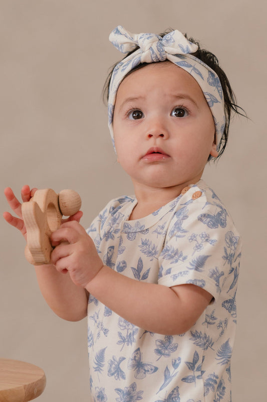 ORGANIC COTTON MILLIE HEADBAND - ANTIQUE BLOOM