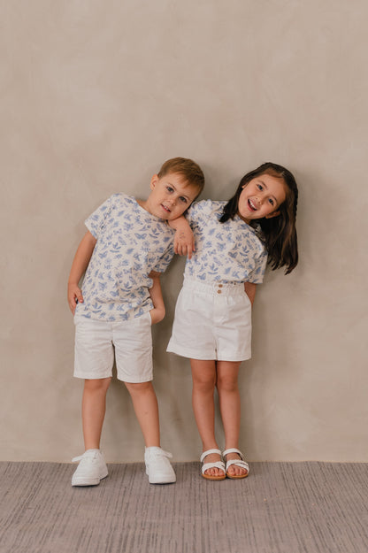ORGANIC COTTON JOEY TEE - ANTIQUE BLOOM