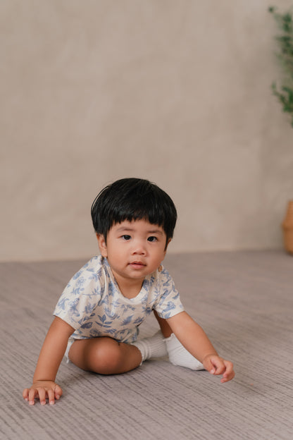 ORGANIC COTTON ZYLA ZIPSUIT - ANTIQUE BLOOM