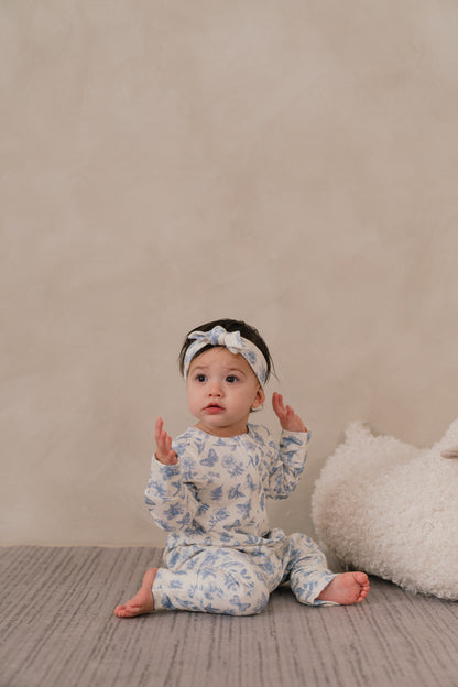 ORGANIC COTTON ZYLA ZIPSUIT - ANTIQUE BLOOM