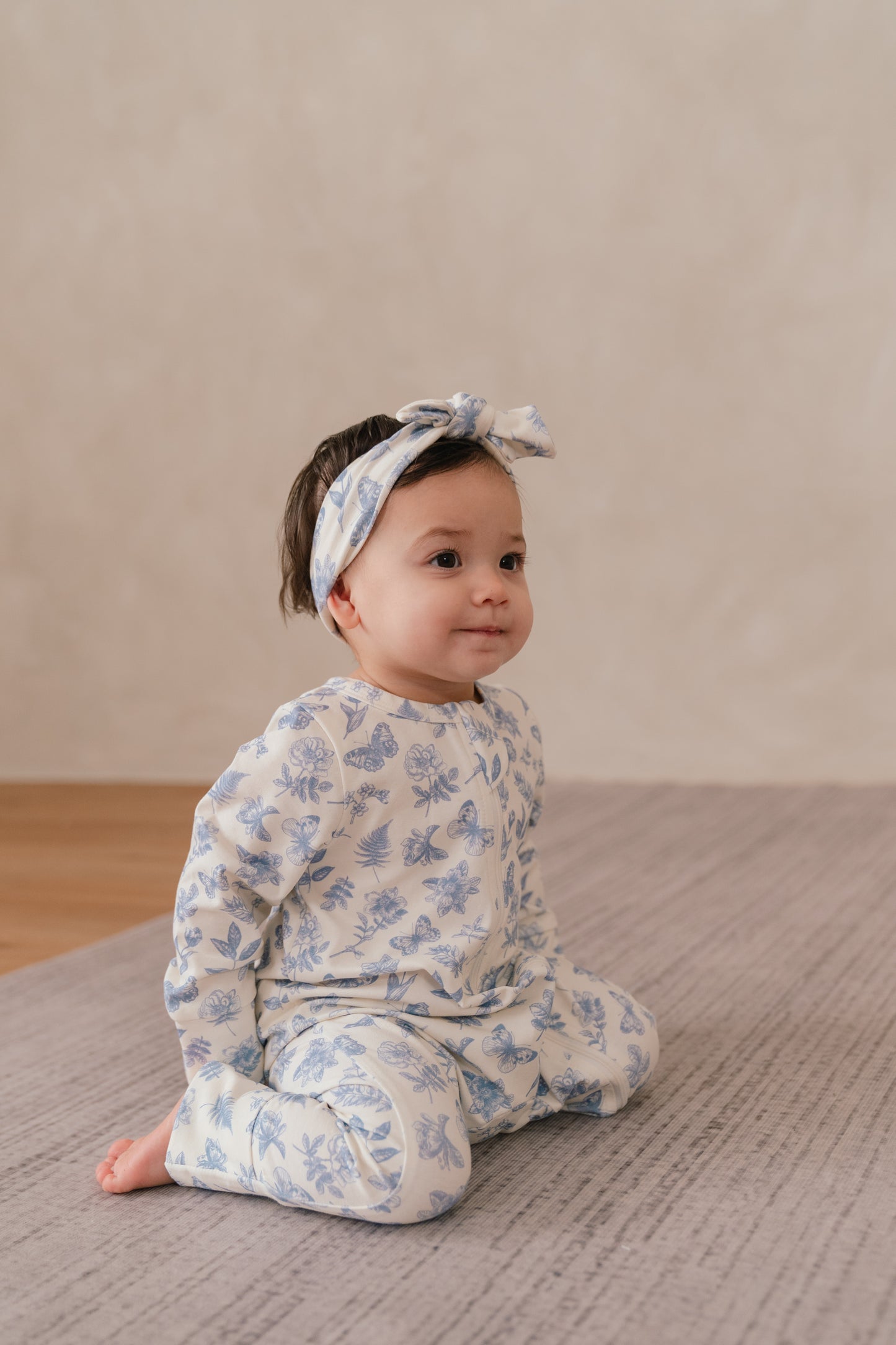 ORGANIC COTTON MILLIE HEADBAND - ANTIQUE BLOOM