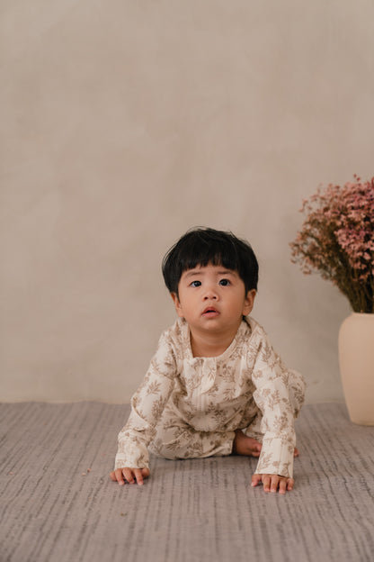 ORGANIC COTTON ZYLA ZIPSUIT - WHISPERING THICKET