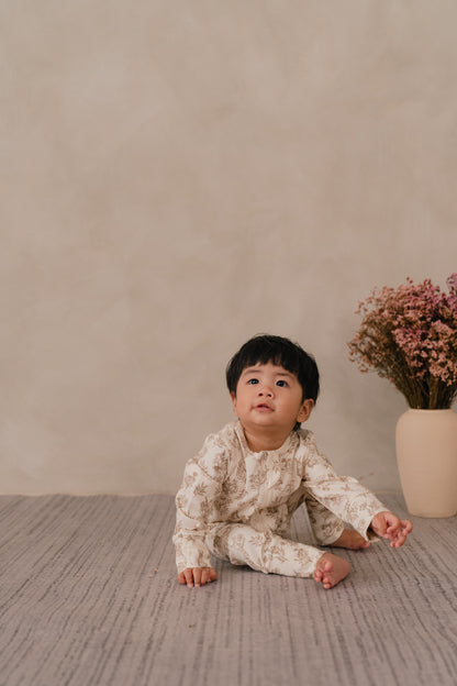 ORGANIC COTTON ZYLA ZIPSUIT - WHISPERING THICKET