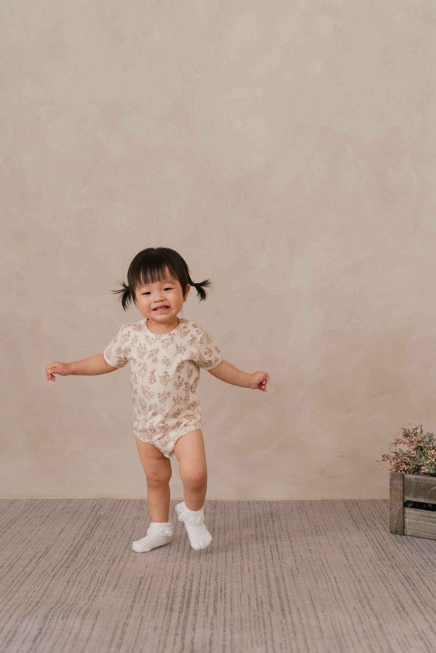 ORGANIC COTTON BROOKLYN ROMPER - WHISPERING THICKET