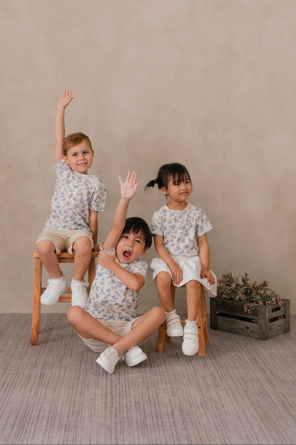 ORGANIC COTTON JOEY TEE - ANTIQUE BLOOM