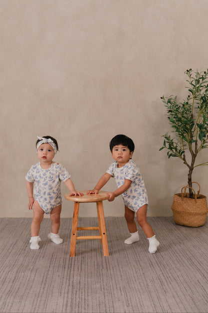 ORGANIC COTTON BROOKLYN ROMPER - ANTIQUE BLOOM