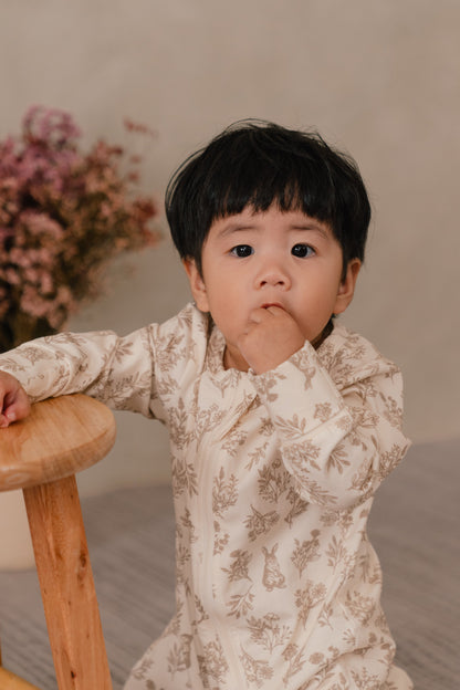 ORGANIC COTTON ZYLA ZIPSUIT - WHISPERING THICKET