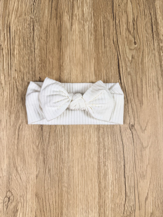 ORGANIC COTTON QUINN HEADBAND - FEATHER CLOUD