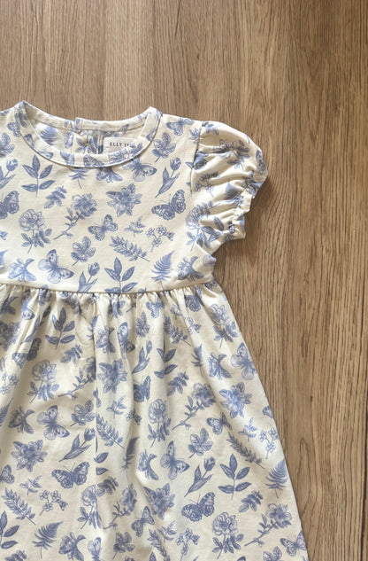 ORGANIC COTTON THEODORA DRESS - ANTIQUE BLOOM