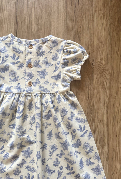 ORGANIC COTTON THEODORA DRESS - ANTIQUE BLOOM