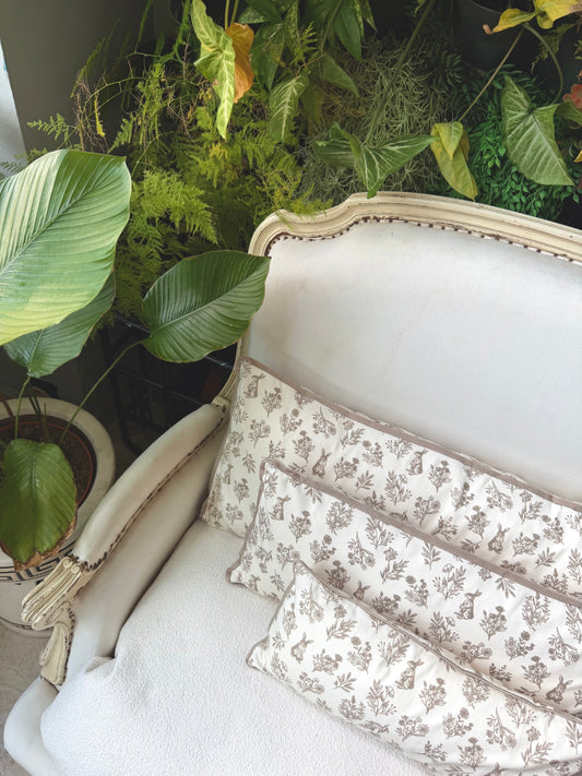 ORGANIC COTTON CUDDLE PILLOW - WHISPERING THICKET