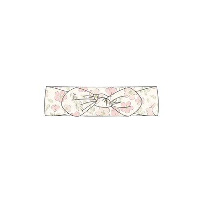 ORGANIC COTTON MILLIE HEADBAND - BLUSH MEADOW